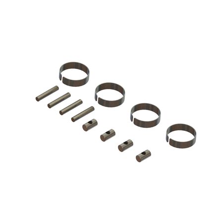 ARRMA CVD Driveshaft Metal Fittings (2) (ARA311150)
