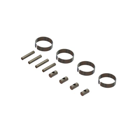 Arrma CVD Driveshaft Metal Fittings (2) (ARA311150)