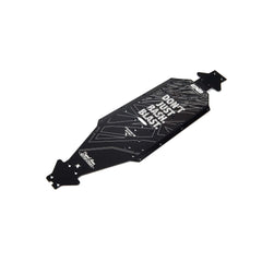 Arrma Aluminum Chassis CNC 7075 T6 LWB, Black: EXB (ARA320570)