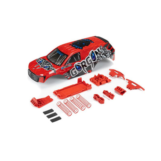 ARRMA GORGON Painted Decaled Body Set, Red  (ARA402351) Horizon Hobby