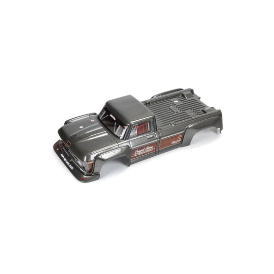 ARRMA Painted Decaled Trimmed Body, Gunmetal: Outcast 4x4 (ARA402360)