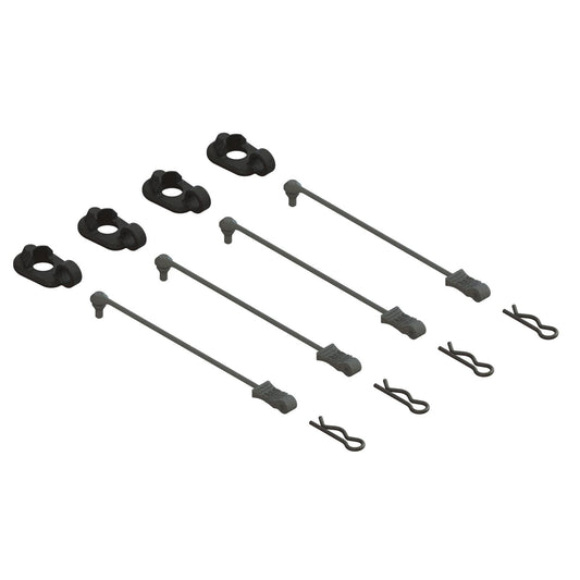 ARRMA Body Clip and Pad Set (ARA480070)