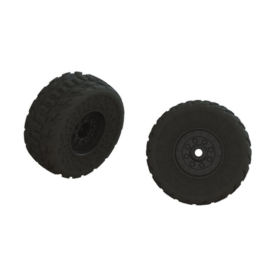 ARRMA dBoots FIRETEAM Tire Set, Glued (2) (ARA550107)