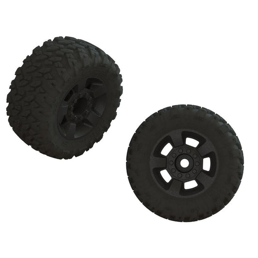 ARRMA dBoots RAGNAROK Pre-mounted Tire Set (2) (ARA550109)