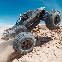 ARRMA 1/5 OUTCAST 4X4 8S BLX EXB Brushless Stunt Truck RTR, Black (ARA5810V2T1)