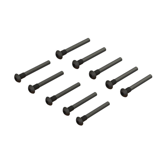 ARRMA Button Head Screw Pin M3x24mm (10) (ARA702013)