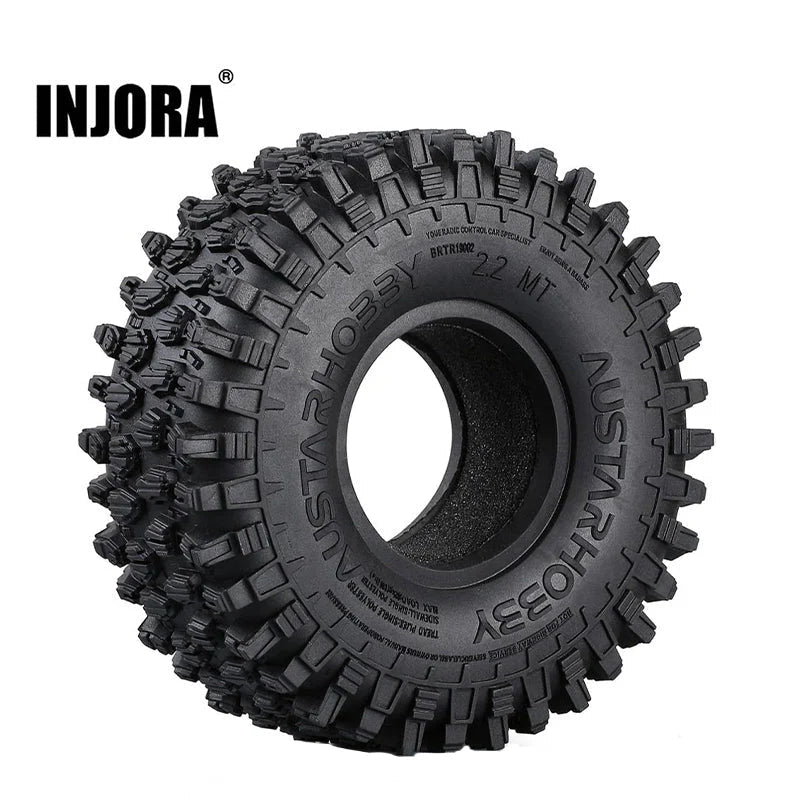 INJORA 2.2" 130*46mm Tires for 1/10 RC Crawlers INJORA