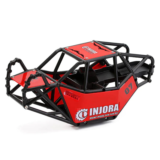 INJORA 310mm Wheelbase Nylon Rock Buggy Chassis Roll Cage for 1/10 RC Crawler (AX8503R)