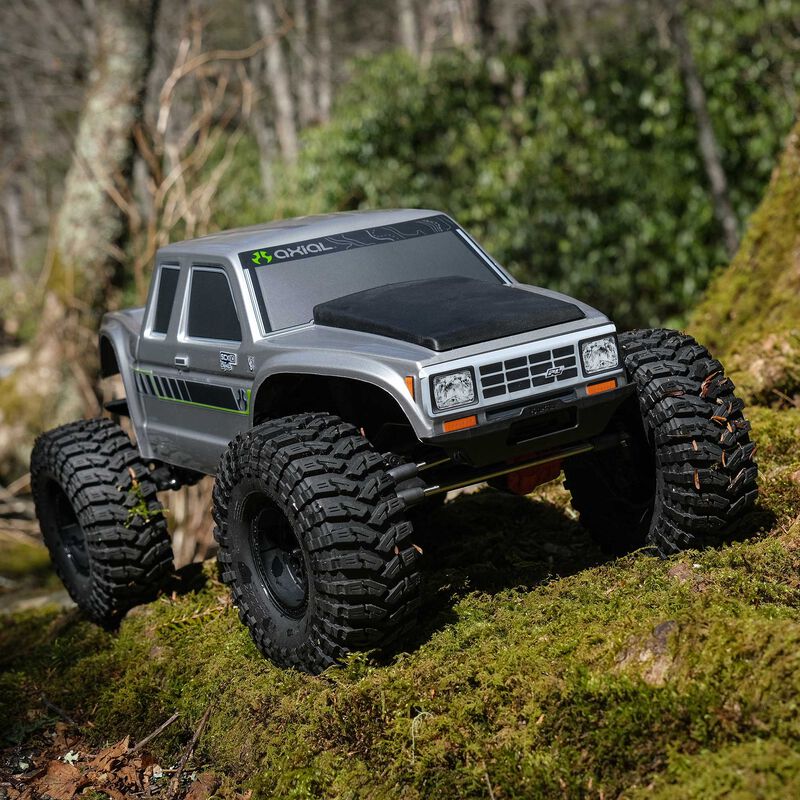 AXIAL 1/10 SCX10 III Coyote 4X4 RTR Brushed Rock Crawler, Silver 2S/3S Compatible  4X4 Horizon Hobby