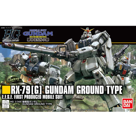 Bandai: HGUC 1/144 RX-79[G] Gundam Ground Type Model Kit (BAS2417222) Heartland Hobby