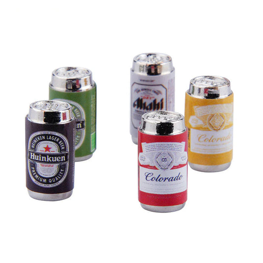 IMEX MINI BEER CAN 6PC ACCESSORY SET FOR 1:24 IMEX