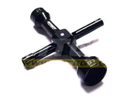 Integy: Quad Hex Socket Wrench 7mm + 8mm + 17mm + 23mm Size C22774BLACK Integy