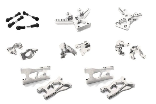 Integy Billet Machined Suspension Kit for Traxxas LaTrax Teton 1/18 Monster Truck (C26508SILVER) Integy