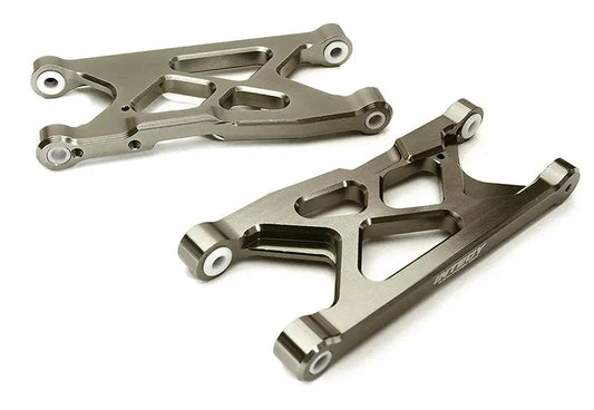 Integy Billet Machined Rear Suspension Arms for Arrma 1/10 Granite 4X4 3S BLX (C28863GREY) Integy