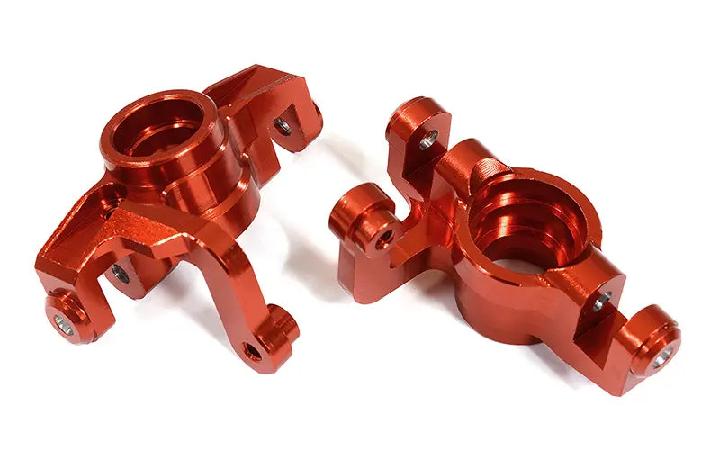 Integy: Billet Machined Steering Knuckles for Losi 1/10 Lasernut U4 4WD Brushless RTR C31339RED Integy