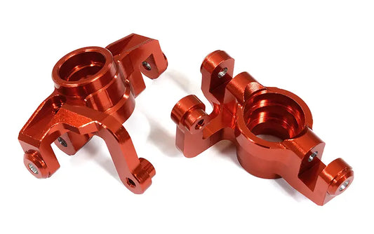Integy: Billet Machined Steering Knuckles for Losi 1/10 Lasernut U4 4WD Brushless RTR C31339RED