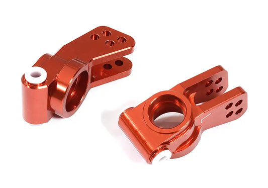 Integy: Billet Machined Rear Hub Carriers for Losi 1/10 Lasernut U4 4WD Brushless RTR C31340RED