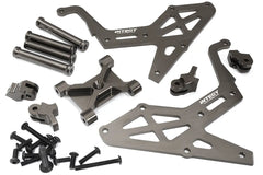 Integy Billet Machined Spare Tire Rack Set for Losi 1/10 Lasernut U4 4WD Brushless RTR (C31633GREY ) Integy