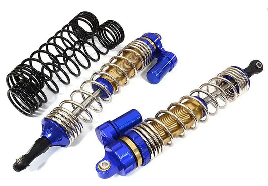 Integy Alloy Piggyback Rear Shock (2) for Traxxas 1/7 Unlimited Desert Racer (L=148mm) (C32293BLUE) Integy