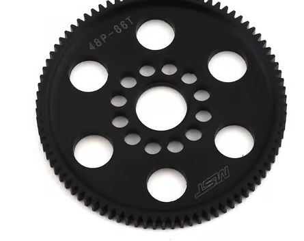 MST 48P Machined Spur Gear (86T) (MXS848086BK)