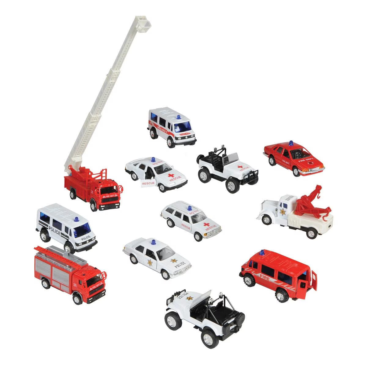 U.S. Toy Emergency Team Vehicles U.S. Toy