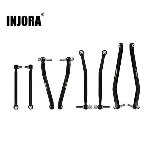INJORA Black Brass High Clearance Chassis Links for 1/30 SCX30 INJORA