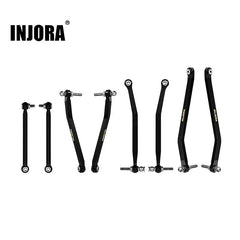 INJORA Black Brass High Clearance Chassis Links for 1/30 SCX30 INJORA