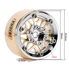 INJORA 1.0" ModuWheel -4.4mm Offset Wheels for Micro Crawlers (MW1014) INJORA