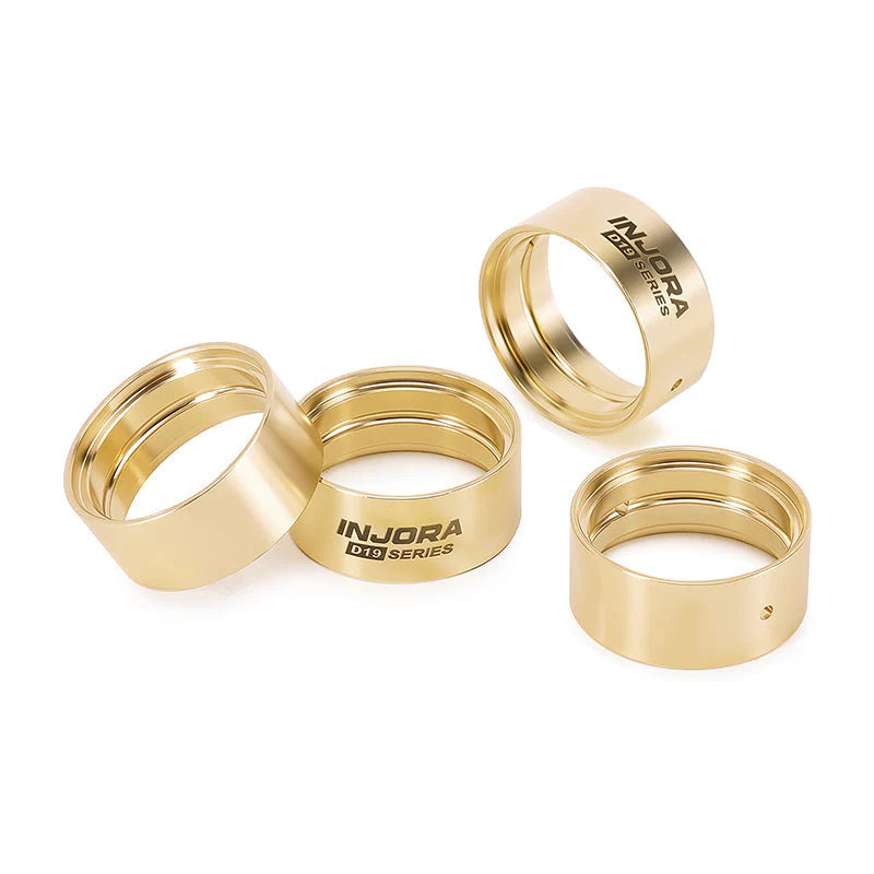 INJORA 5.6g Brass Inner Clamp Rings for INJORA 0.7" D19 Wheels INJORA