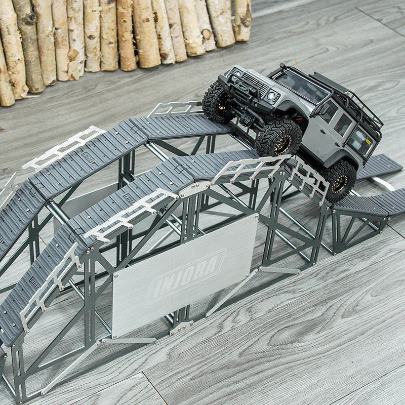 INJORA Bridge Course Obstacle Kit for 1/18 1/24 RC Crawers INJORA