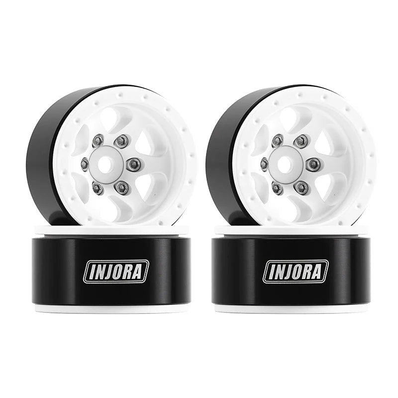 INJORA 1.0" Aluminum -4.7mm Offset Wheels for Micro Crawlers INJORA