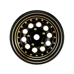 INJORA 39g/Pcs 1.0" Brass Beadlock Wheels -2.65mm Offset For Micro Crawlers INJORA