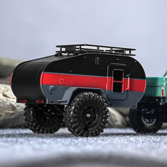 INJORA Scale Teardrop Trailer With Hitch For 1/24 Axial SCX24 INJORA
