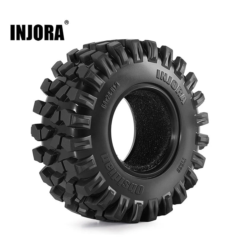 INJORA 1.3" 64*24mm Obsidian Tires (T1323) INJORA