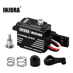 INJORA INJS480 Coreless Micro Servo with Servo Saver for Losi Micro-B Micro-T INJORA
