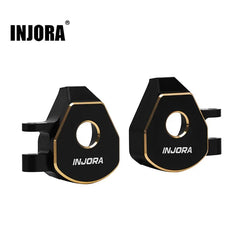 INJORA Black Coating Brass Steering Knuckles for 1/32 Redcat Ascent-32 (ASC32-06) INJORA