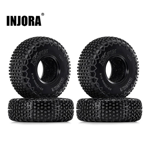 INJORA 1.0" 60*20mm XHX Pin Tires (T1022P) INJORA