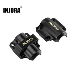 INJORA Black Brass Diff Covers for 1/30 SCX30 Stock Axles INJORA