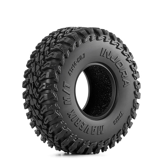 INJORA 0.7" 41*14mm MAVERIX M/T Tires for 1/30 SCX30 (T7028) INJORA