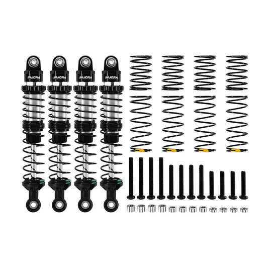 INJORA 80–120mm Dual-rate Spring Oil Shocks for 1/10 RC Crawler INJORA