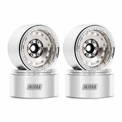 INJORA 1.9" CNC Aluminum -10mm Offset Wheels for 1/10 RC Crawlers (W1903) INJORA
