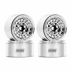 INJORA 1.9" CNC Aluminum Multi-spoke Wheels for 1/10 RC Crawlers (W1902) INJORA