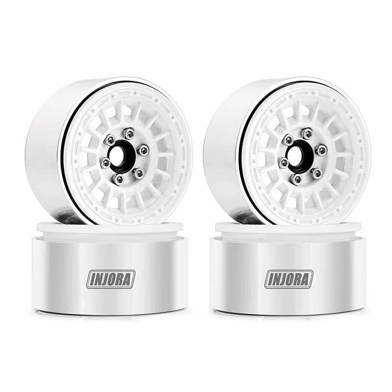 INJORA 1.9" CNC Aluminum Multi-spoke Wheels for 1/10 RC Crawlers (W1902) INJORA