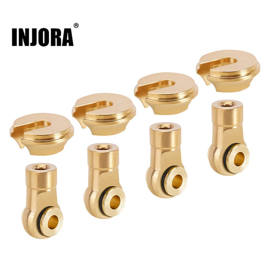 INJORA: 4PCS Lower Spring Retainer Shock Rod Ends For INJORA TRX4M Shocks (4M-65) INJORA