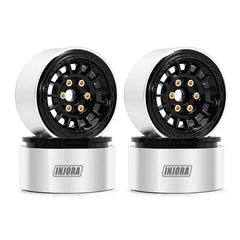 INJORA 1.9" CNC Aluminum Multi-spoke Wheels for 1/10 RC Crawlers (W1902) INJORA