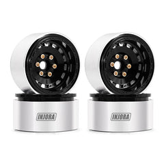 INJORA 1.9" CNC Aluminum -10mm Offset Wheels for 1/10 RC Crawlers (W1903) INJORA