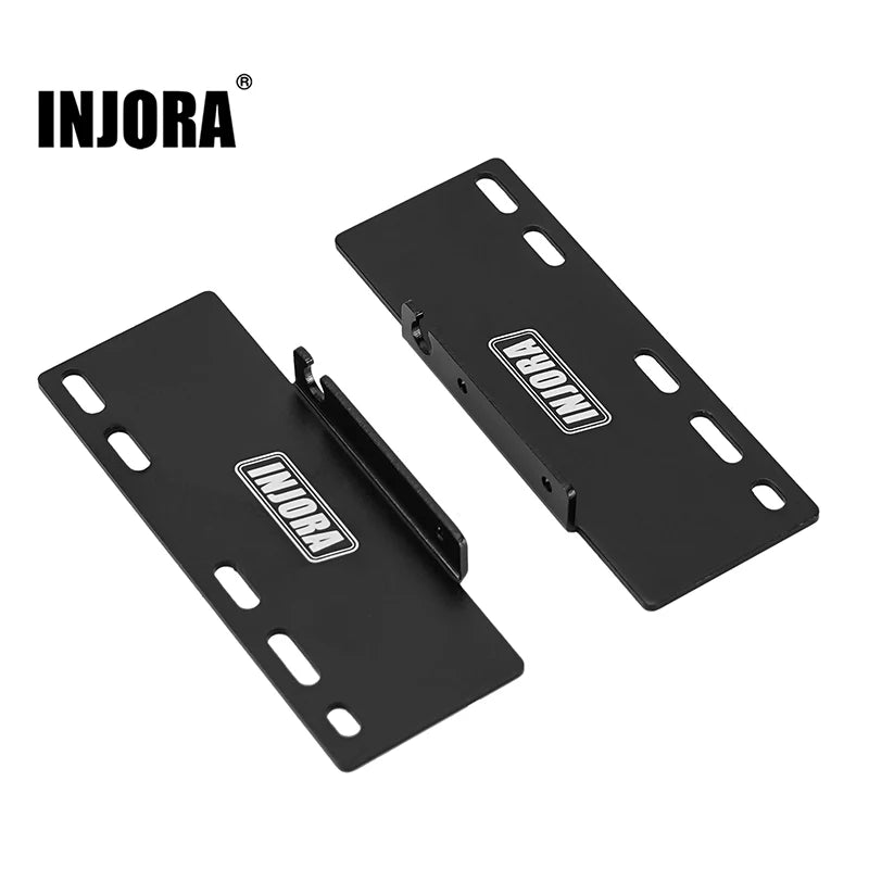 INJORA 2PCS Metal Side Plates ESC Receiver Tray for 1/24 Axial SCX24 (SCX24-178) INJORA