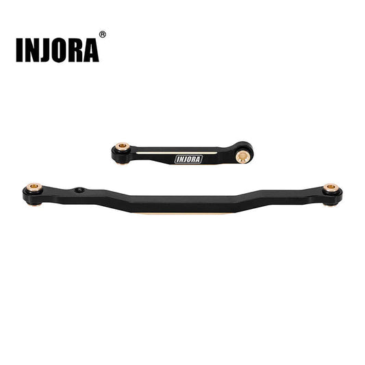 INJORA Black Brass Steering Links Set for 1/18 HPI Venture18 Bronco INJORA