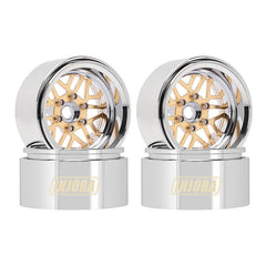 INJORA 1.9" ModuWheel Brass & Aluminum -9.65mm Offset Wheels for 1/10 RC Crawlers INJORA
