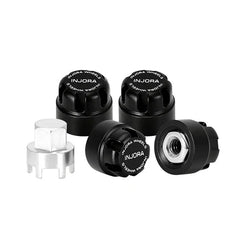 INJORA M2 Wheel Lock Nuts with Aluminum Cap for 1/24 SCX24 AX24 FCX24M INJORA